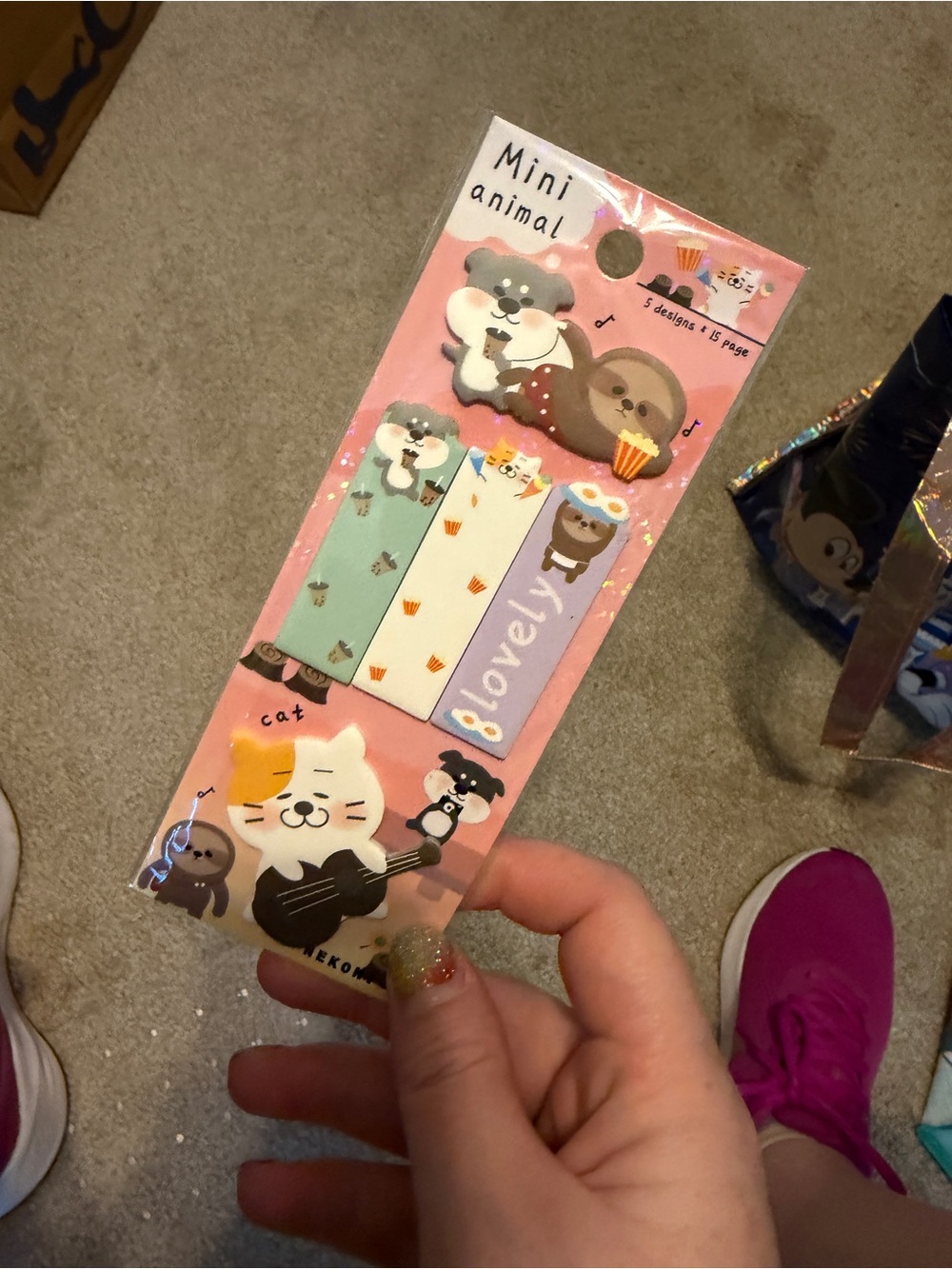 Rainbow Cat Sticker Notes - Multicolor - Picture 5 of 5
